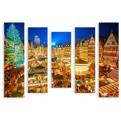Модульная картина на холсте "Рождественская Германия" 120x91 см Modulka.Ru