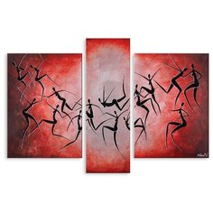 Модульная картина на холсте "Движение" 170x119 см Modulka.Ru