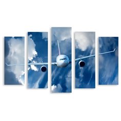 Модульная картина на холсте "В небе" 90x59 см Modulka.Ru
