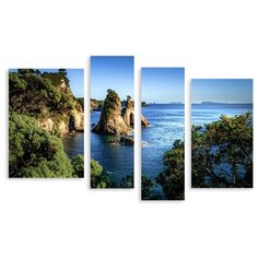Модульная картина на холсте "Природа Новой Зеландии" 170x109 см Modulka.Ru