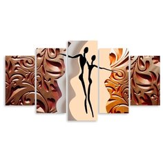 Модульная картина на холсте "Танцующие" 120x65 см Modulka.Ru