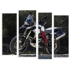 Модульная картина на холсте "Мотоцикл" 170x137 см Modulka.Ru