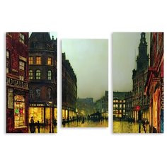 Модульная картина на холсте "Улица" 150x102 см Modulka.Ru