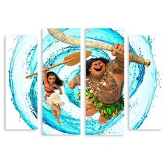 Модульная картина на холсте "Моана" 170x130 см Modulka.Ru