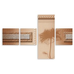 Модульная картина на холсте "Тень гвоздики" 170x114 см Modulka.Ru