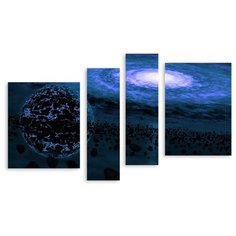 Модульная картина на холсте "Космос" 120x74 см Modulka.Ru