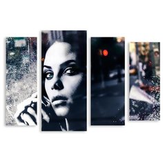 Модульная картина на холсте "Девушка" 120x86 см Modulka.Ru