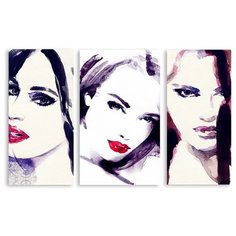 Модульная картина на холсте "Девушки" 90x58 см Modulka.Ru