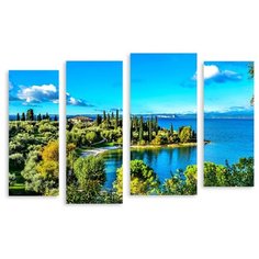 Модульная картина на холсте "Природа Италии" 170x114 см Modulka.Ru