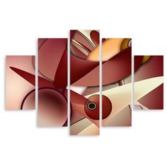 Модульная картина на холсте "Геометрия" 170x120 см Modulka.Ru