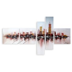 Модульная картина на холсте "Будни" 120x72 см Modulka.Ru