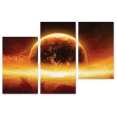 Модульная картина на холсте "Космос" 170x115 см Modulka.Ru