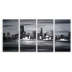 Модульная картина на холсте "Город мечты" 120x62 см Modulka.Ru
