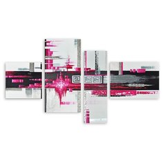 Модульная картина на холсте "Пульс жизни" 150x88 см Modulka.Ru