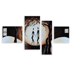 Модульная картина на холсте "В поисках счастья" 150x96 см Modulka.Ru