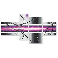 Модульная картина на холсте "Мелодия красок" 170x95 см Modulka.Ru