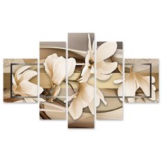 Модульная картина на холсте "Узоры" 120x79 см Modulka.Ru