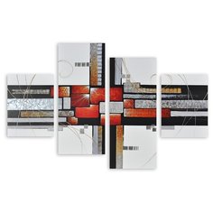 Модульная картина на холсте "Мужество" 120x87 см Modulka.Ru