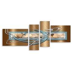 Модульная картина на холсте "Линии жизни" 90x41 см Modulka.Ru