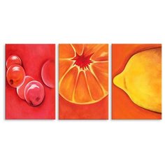 Модульная картина на холсте "Фруктовое настроение" 170x86 см Modulka.Ru