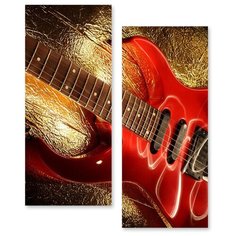 Модульная картина на холсте "Гитара" 170x218 см Modulka.Ru