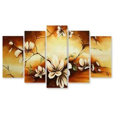 Модульная картина на холсте "Изящная веточка" 150x90 см Modulka.Ru