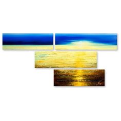 Модульная картина на холсте "Луч света" 90x46 см Modulka.Ru
