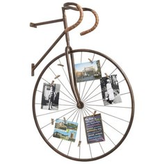 KARE Design Украшение настенное Bike, коллекция "Велосипед" 24*84*62, Сталь, Полиуретан, Коричневый