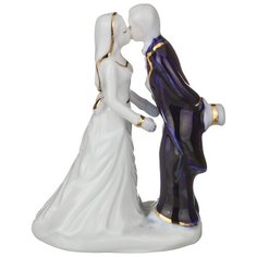 Статуэтка влюбленная пара Lefard 7*4 см h = 10 см серия blau weiss (276-108)