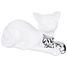 Статуэтка кошечки серебряная коллекция Lefard 22*9 см h = 13,5 см (699-155)