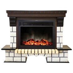 Электрокамин RealFlame Stone 26 AO с Moonblaze black