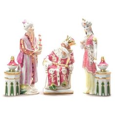 Скульптура. Дулёвский фарфоровый завод. Триптих Золотой петушок.