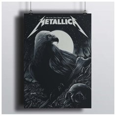 Постер Metallica - Eagle 50х70 см. RED Panda