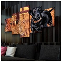 Картина Собака Друг И Охранник(Размер-M)синтетический холст RED Panda