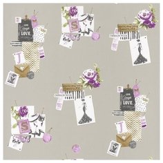 Обои Caselio Pretty Lili 69155006 , винил на флизелине, 10,05 х 0,53 м