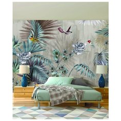 Фотообои Flizetto UNI Тропический сад 300х270 см Fbrush