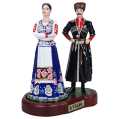 Интерьерная статуэтка Композиция Кубань, ручная роспись Vernissage of History