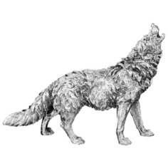 Статуэтка волк 35.5 см Lefard (529-138)