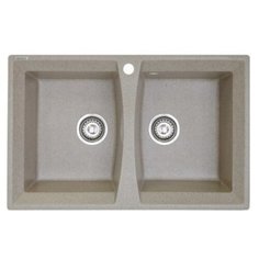 Кухонная мойка Kaiser KM2M-5078 Sand 78 см двойная