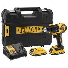 Ультракомпактная ударная дрель-шуруповерт 18В DEWALT DCD709D2T-QW