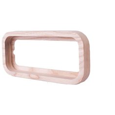 Тройная рамка для открытой проводки для тройной розетки Legrand Quteo, ясень Na Brevno