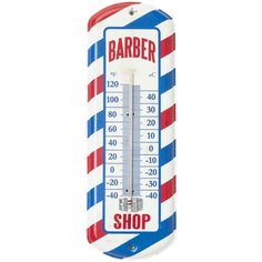 KARE Design Термометр для дома Barber Shop, коллекция "Парикмахерская" 10,5*30,5*1,5, Сталь, Мультиколор