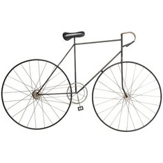 KARE Design Украшение настенное Racing Bike, коллекция "Гоночный велосипед" 150*94*6, Сталь, Черный
