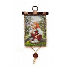 Панно Универсальный свиток Бабушка и сирень, А3 верт.