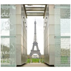 Фотообои/D коллекция Фотообои/D коллекцияВид на Эйфелеву башню 300х270 см Divino