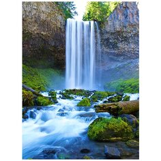Фотообои/C коллекция Фотообои/C коллекцияВодопад над речкой 200х270 см Divino