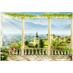 Фотообои/H коллекция Вид на горы 400х270 см Divino