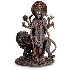 WS-543 Статуэтка Богиня Дурга - защитница богов и мирового порядка Veronese
