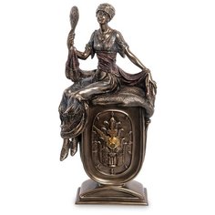 WS-972 Статуэтка-часы Девушка с зеркалом Veronese