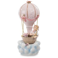 CMS-27/18 Фигурка муз. Девочка на воздушном шаре (Pavone)
